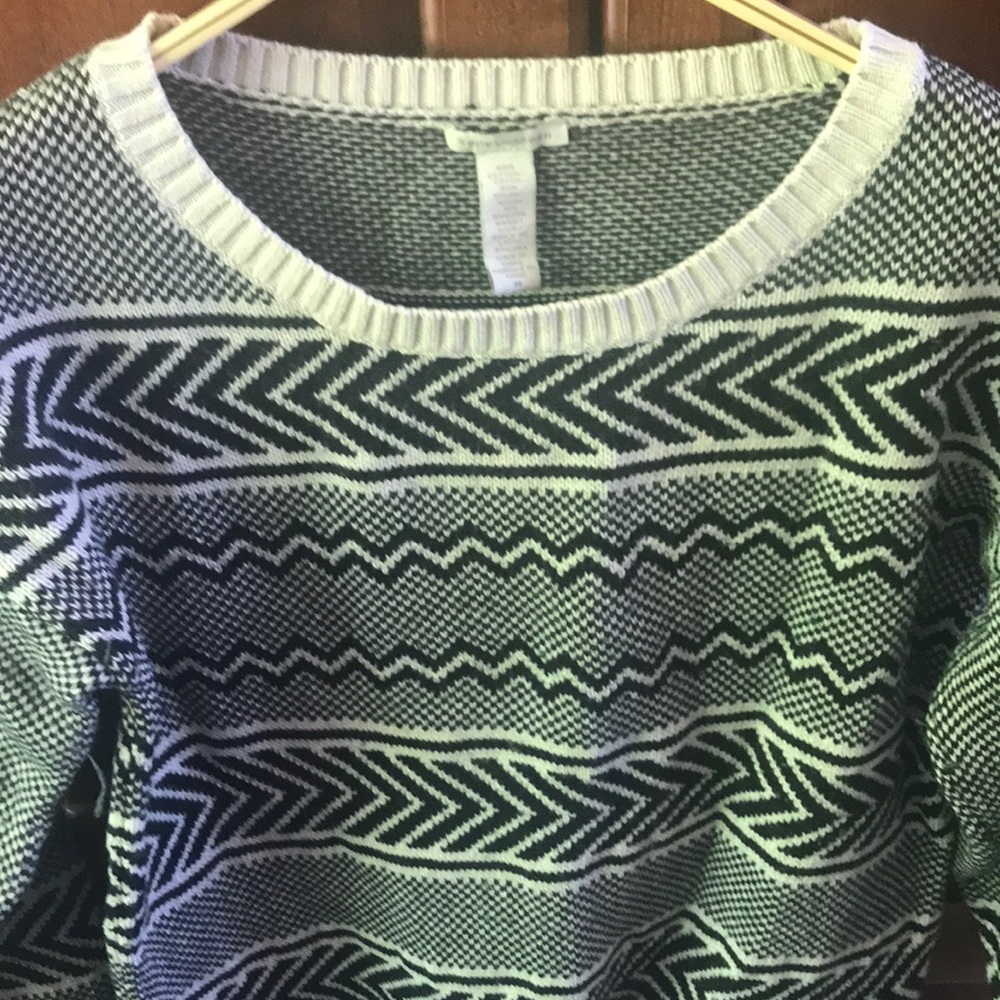 White and Warren soft cotton sweater
